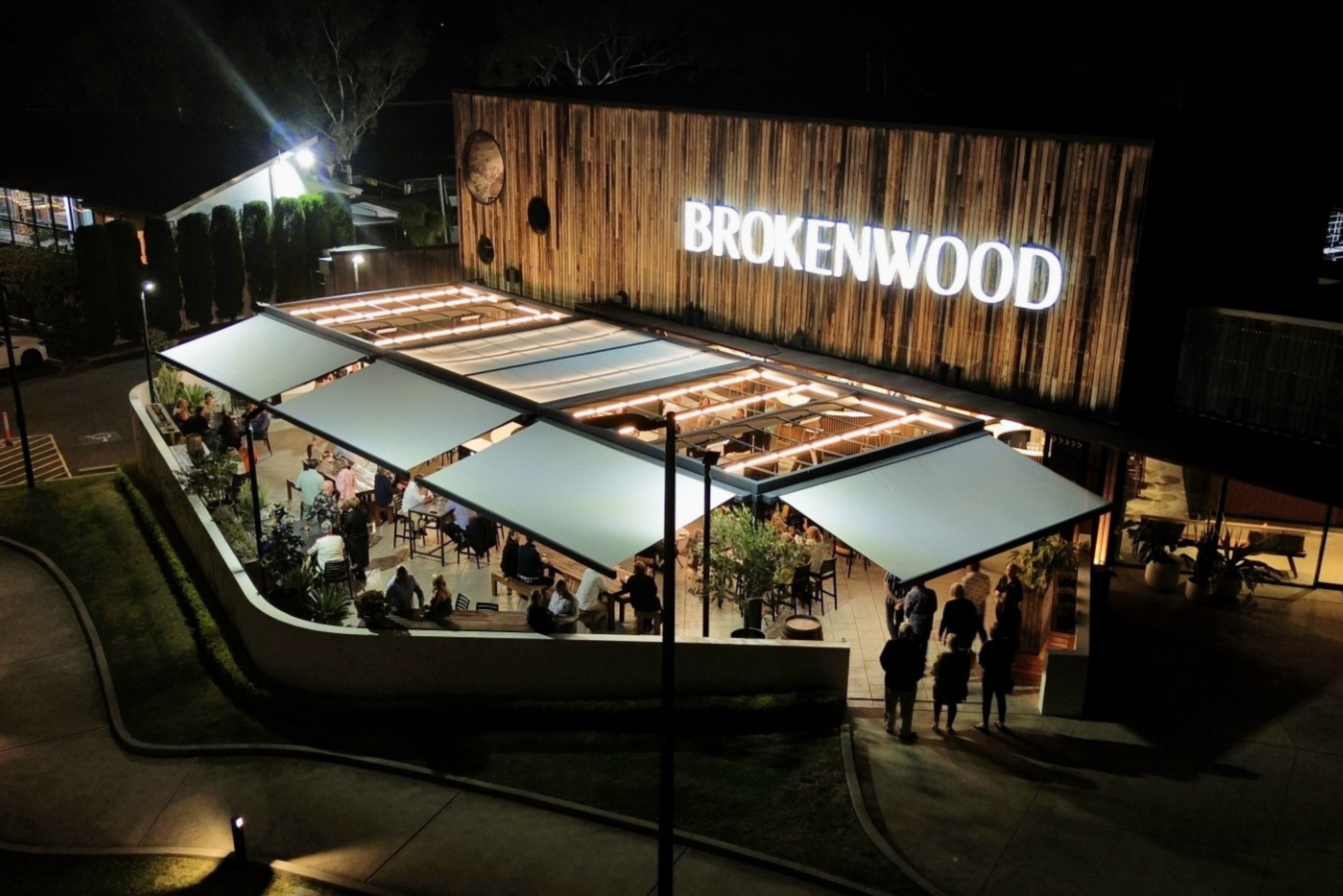 outdoor function venue in Brokenwood